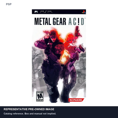 Representative pre-owned Metal Gear Acid (PSP), white product reference.