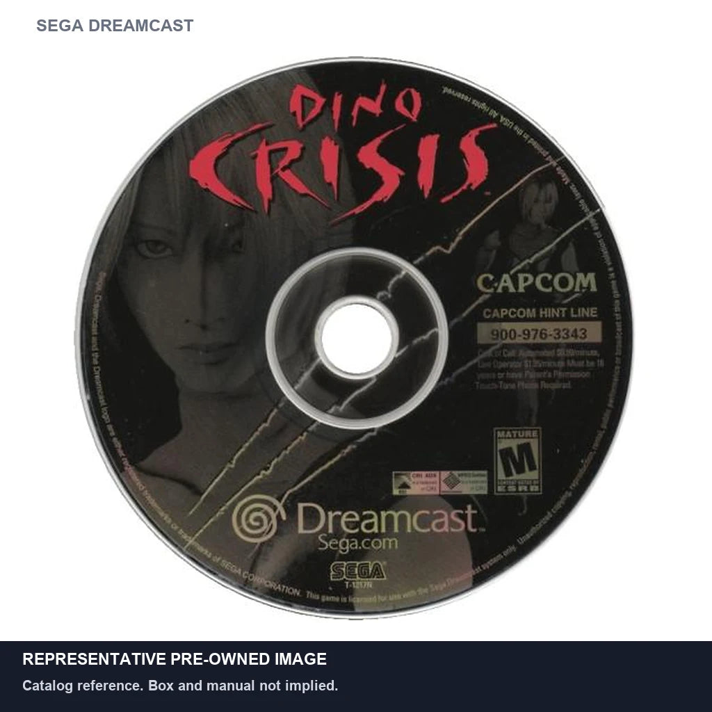 Representative pre-owned Dino Crisis (Sega Dreamcast), white product reference.