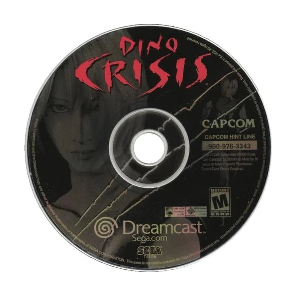 Representative pre-owned Dino Crisis (Sega Dreamcast), white product reference.