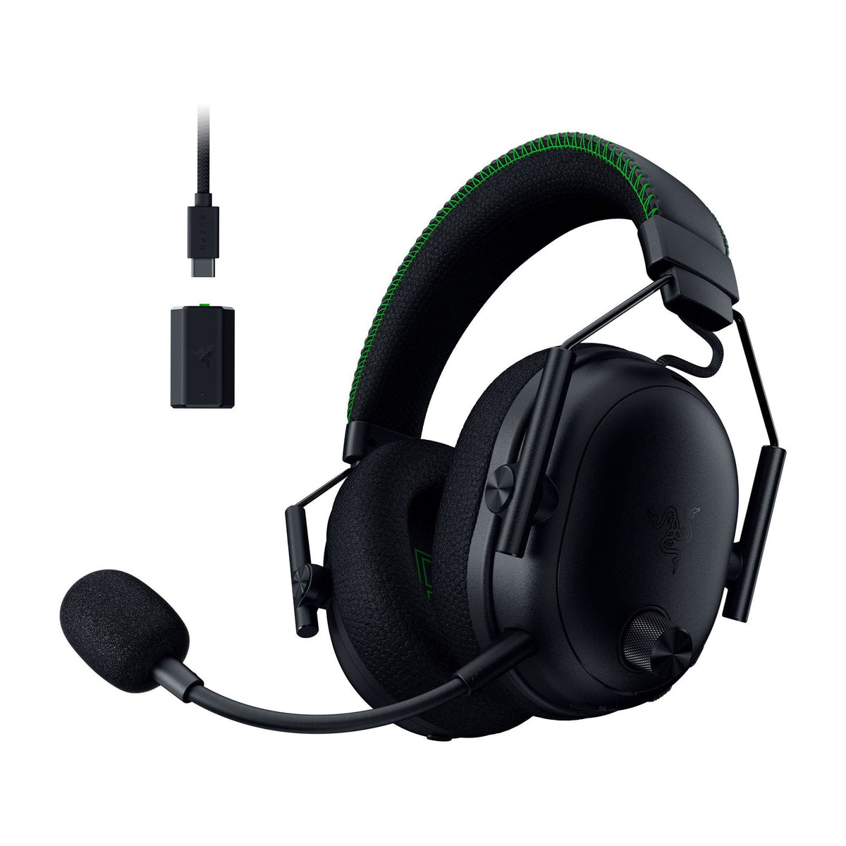 Razer BlackShark V3 Pro Wireless ANC Esports Gaming Headset for Xbox - Black, front view on a white background