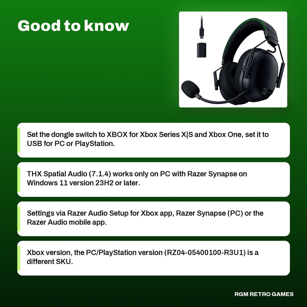 Razer BlackShark V3 Pro Wireless ANC Esports Gaming Headset for Xbox - Black, good to know before you buy