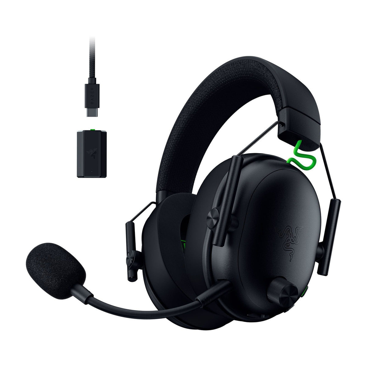 Razer BlackShark V3 Wireless Esports Gaming Headset for Xbox - Black, front view on a white background