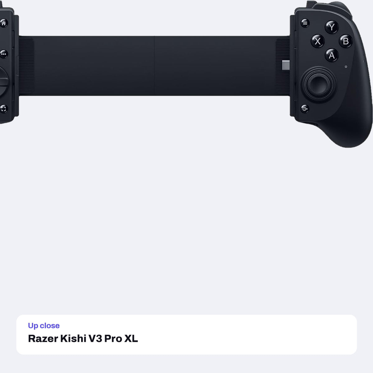 Razer Kishi V3 Pro XL Mobile Gaming Controller, close-up detail