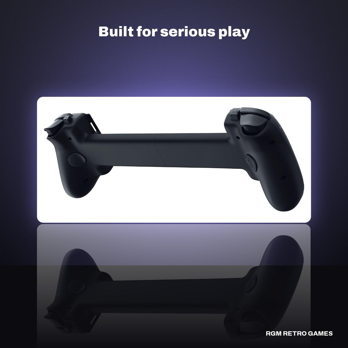Razer Kishi V3 Pro XL Mobile Gaming Controller in a dark studio setting