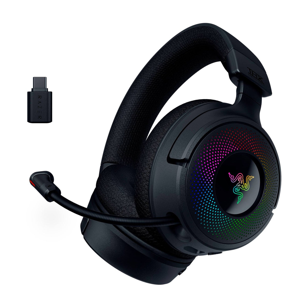 Razer Kraken V4 Wireless Gaming Headset (Black, RZ04-05170100-R3U1), front view on a white background