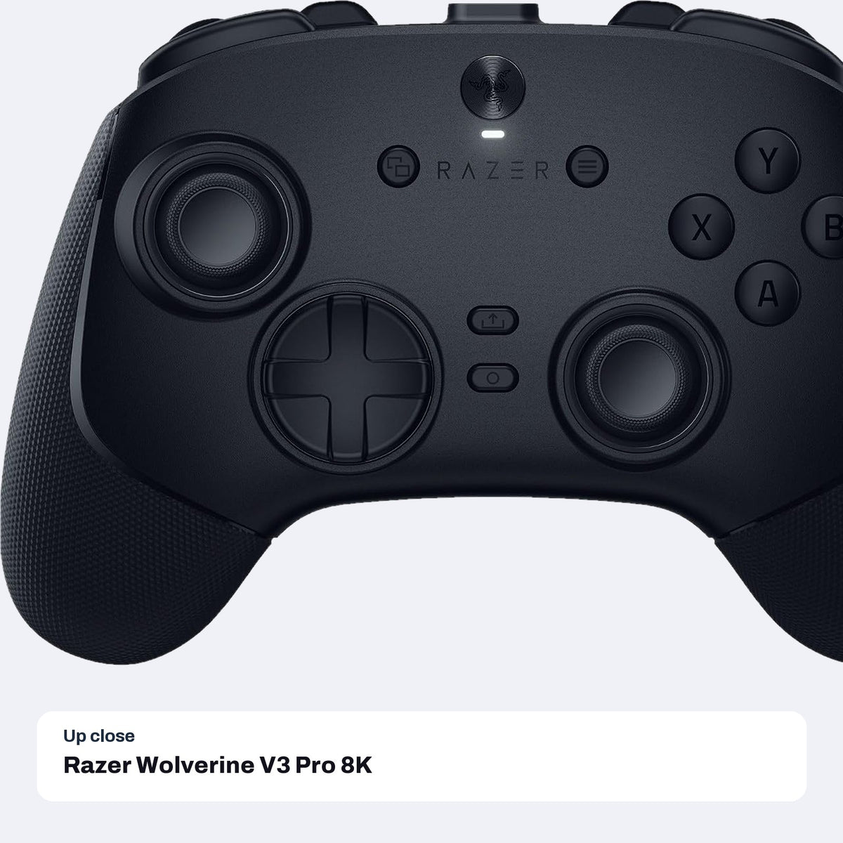 Razer Wolverine V3 Pro 8K PC Wireless Esports Controller - Black, close-up detail