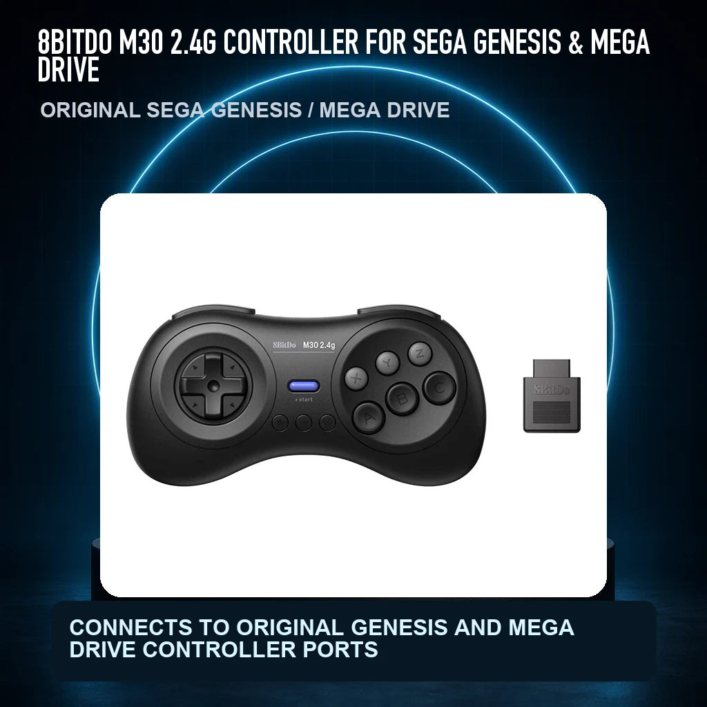 8BitDo M30 2.4G Controller for Sega Genesis & Mega Drive feature presentation