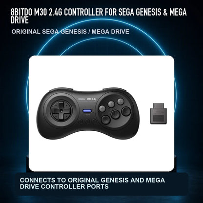 8BitDo M30 2.4G Controller for Sega Genesis & Mega Drive feature presentation