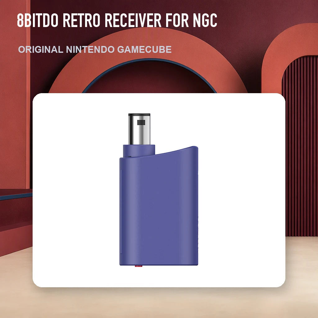8BitDo Retro Receiver for NGC in an RGM retro studio display