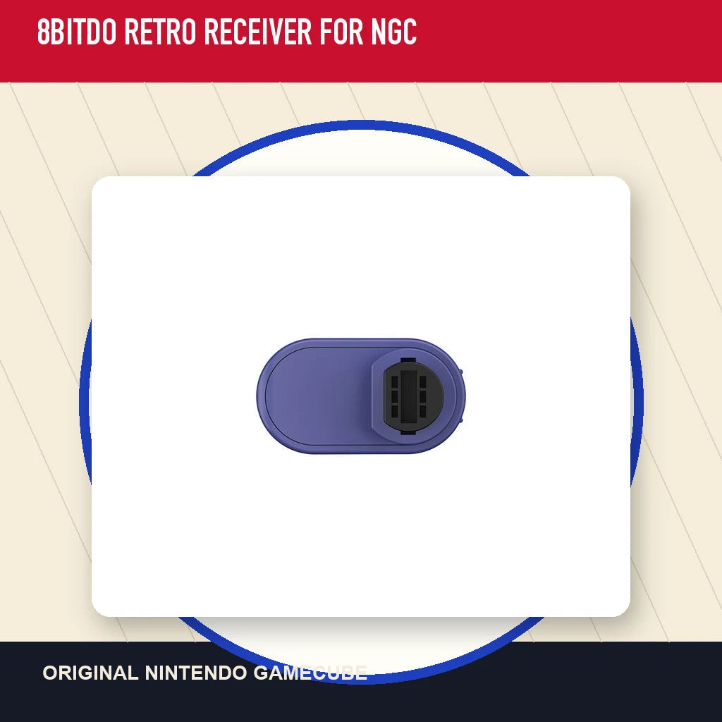 8BitDo Retro Receiver for NGC in a minimal catalog layout
