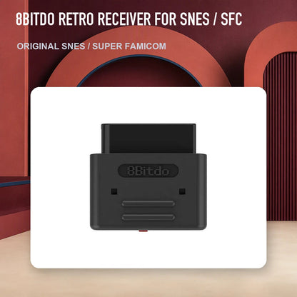8BitDo Retro Receiver for SNES / SFC in an RGM retro studio display