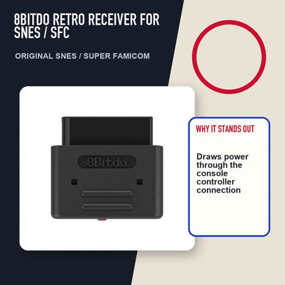 8BitDo Retro Receiver for SNES / SFC editorial feature layout