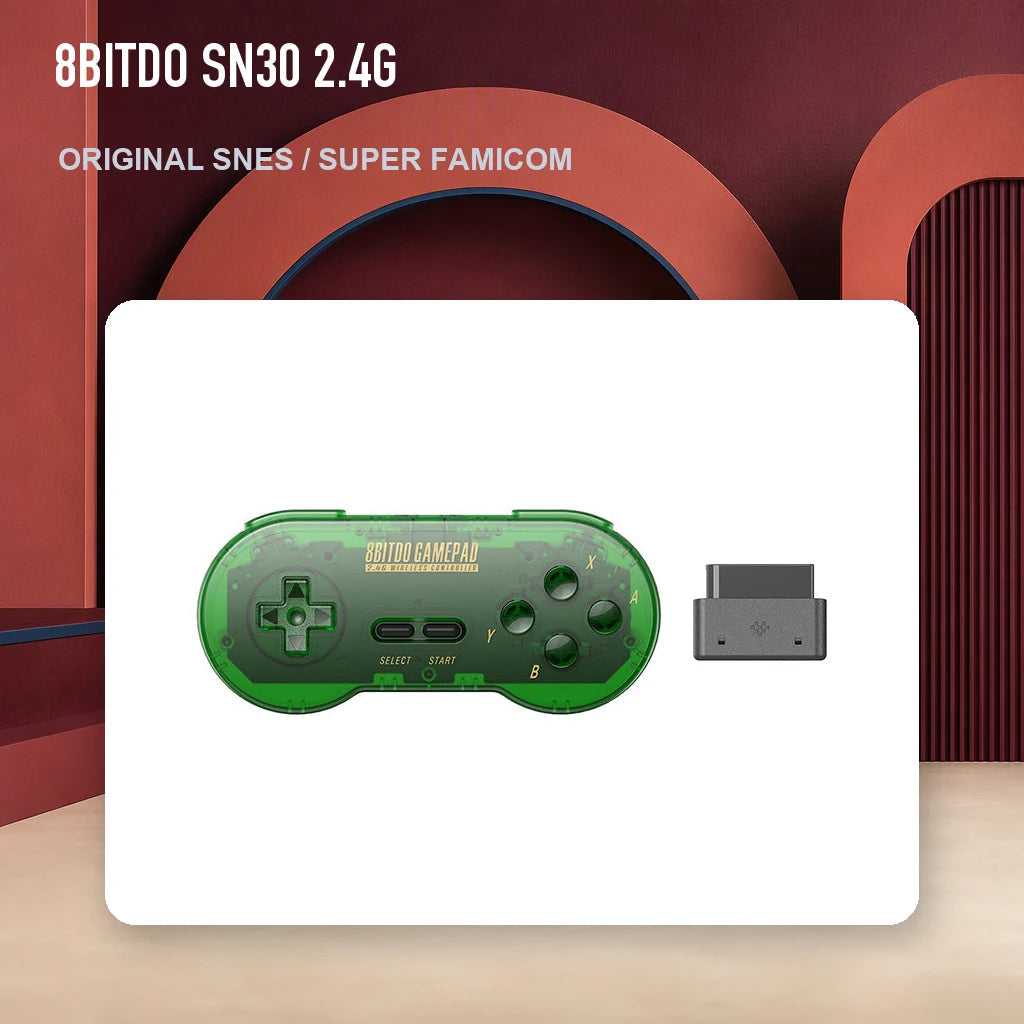 8BitDo SN30 2.4G in an RGM retro studio display