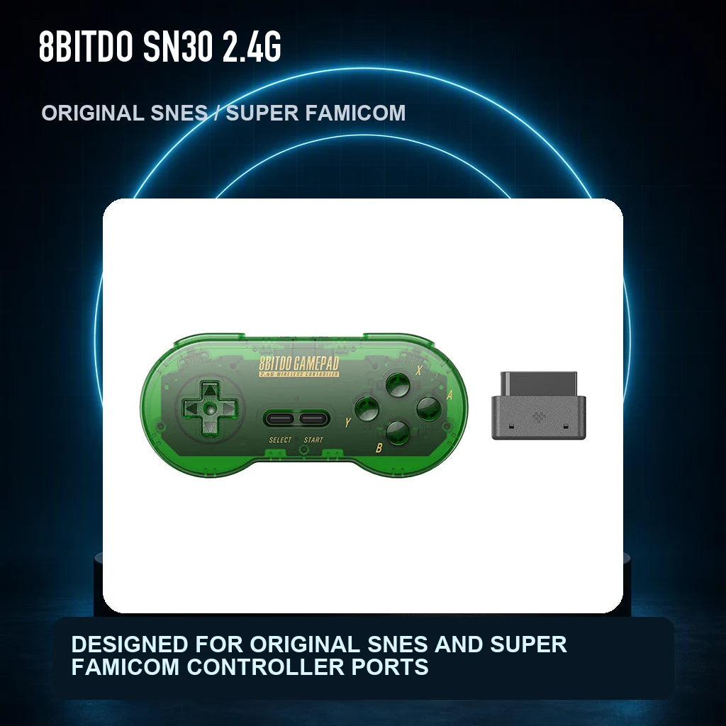 8BitDo SN30 2.4G feature presentation