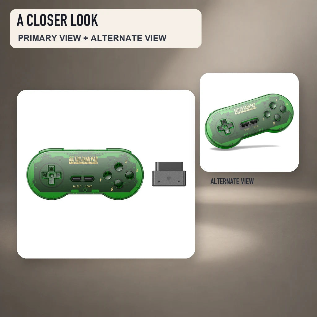 Primary and close detail views of 8BitDo SN30 2.4G