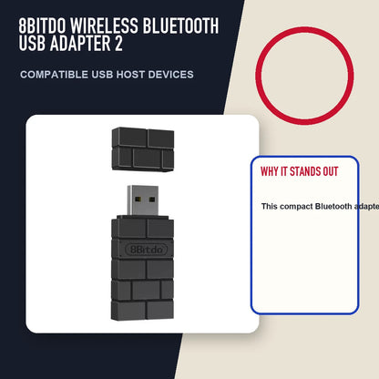 8BitDo Wireless Bluetooth USB Adapter 2 editorial feature layout