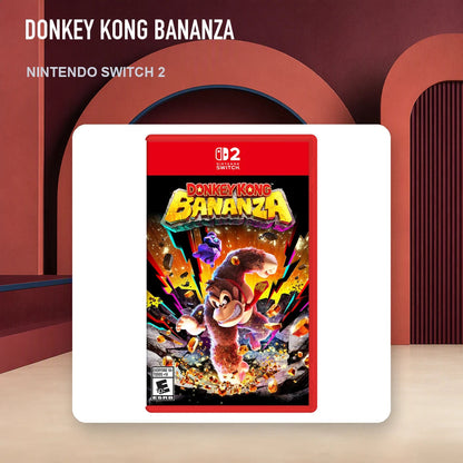 Donkey Kong Bananza physical game cover in an RGM retro display setting