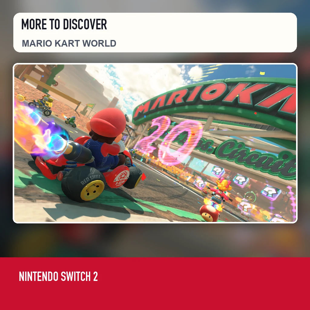 Another scene from Mario Kart World for Nintendo Switch 2