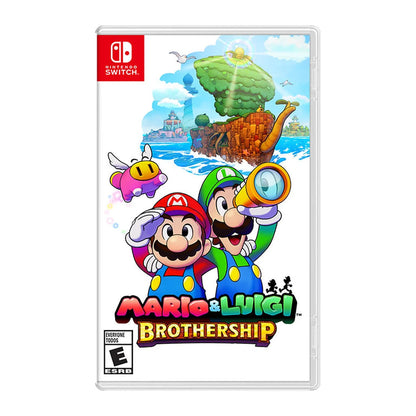 Mario & Luigi: Brothership physical Nintendo game cover on a white background