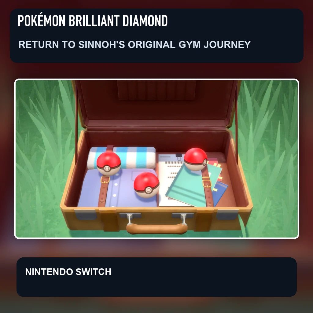 Pokémon Brilliant Diamond scene illustrating return to sinnoh's original gym journey