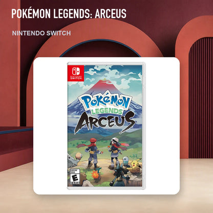 Pokémon Legends: Arceus physical game cover in an RGM retro display setting