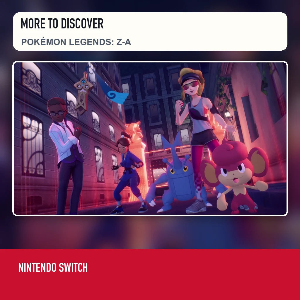 Another scene from Pokémon Legends: Z-A for Nintendo Switch