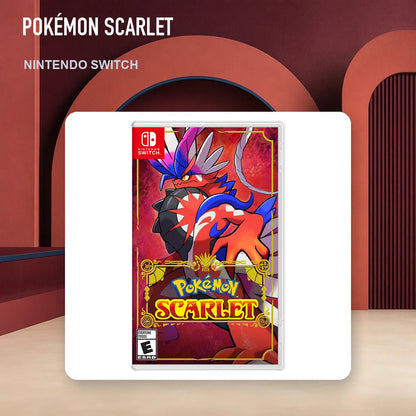 Pokémon Scarlet physical game cover in an RGM retro display setting
