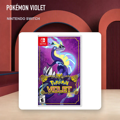 Pokémon Violet physical game cover in an RGM retro display setting