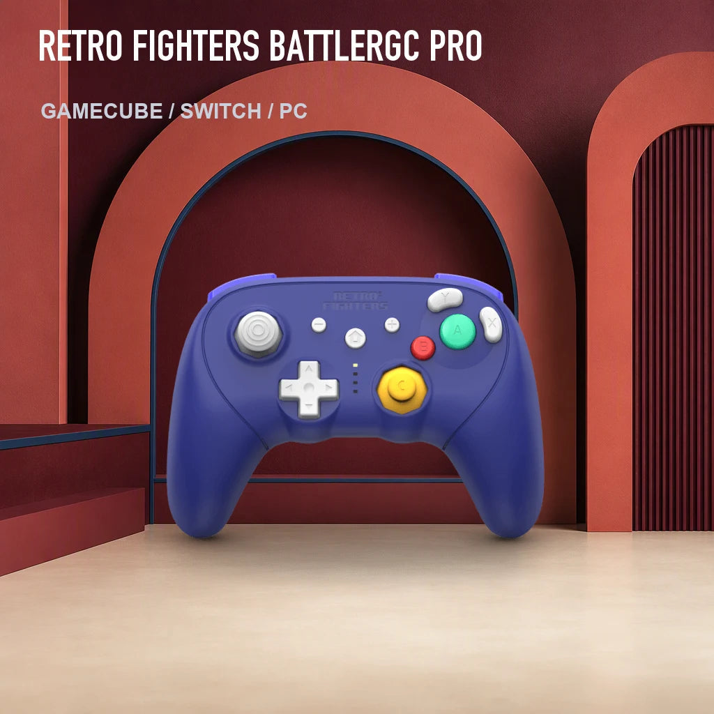 Retro Fighters BattlerGC Pro in an RGM retro studio display