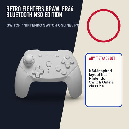 Retro Fighters Brawler64 Bluetooth NSO Edition editorial feature layout