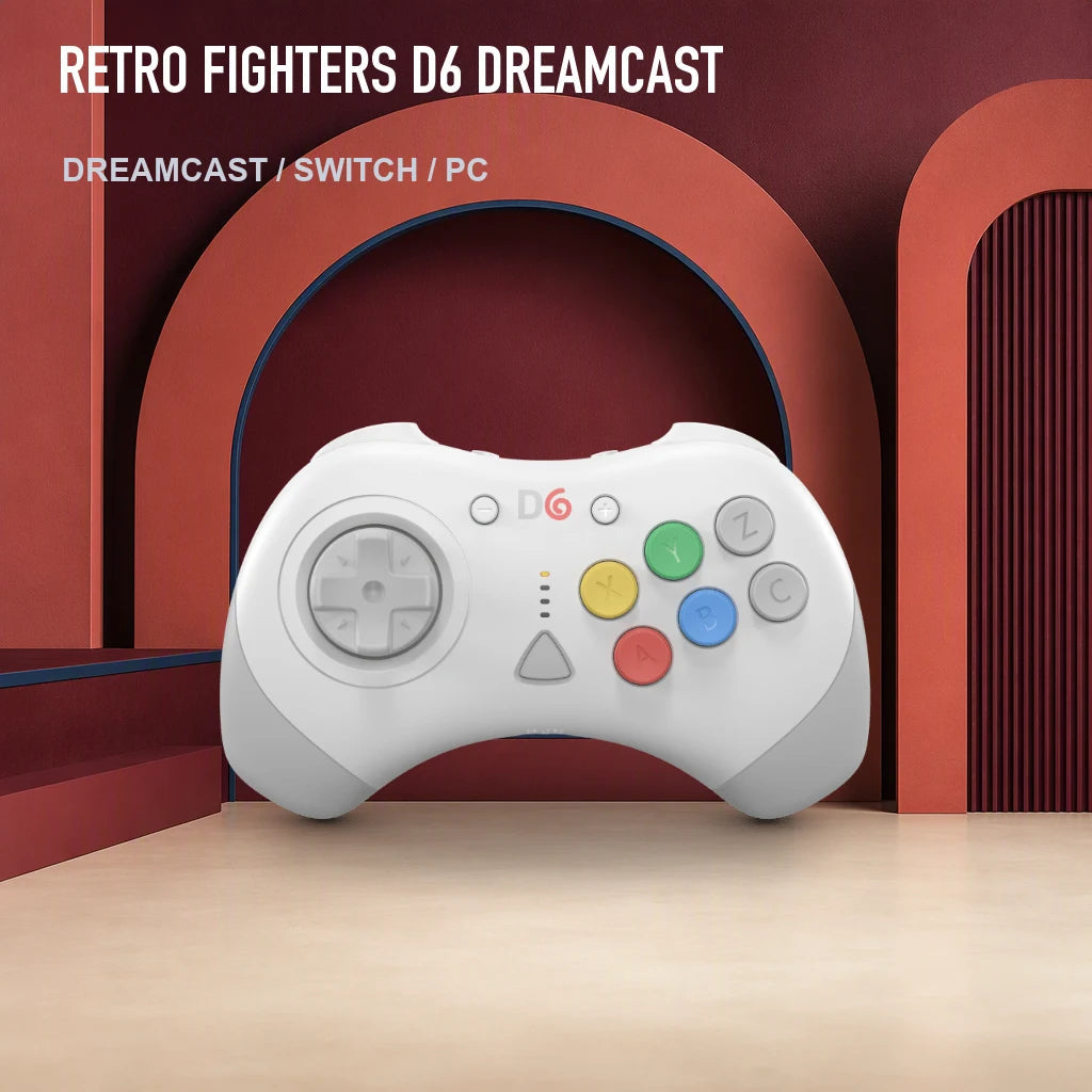 Retro Fighters D6 Dreamcast in an RGM retro studio display