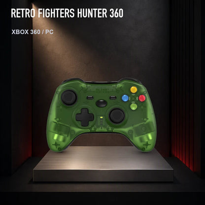Retro Fighters Hunter 360 on a collector display plinth