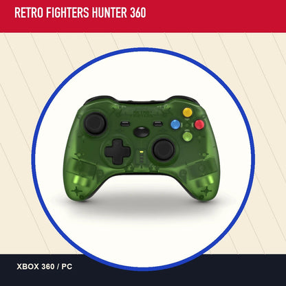 Retro Fighters Hunter 360 in a minimal catalog layout