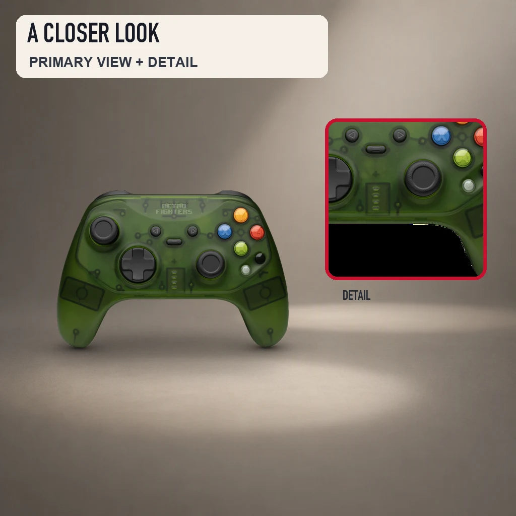 Primary and close detail views of Retro Fighters Hunter