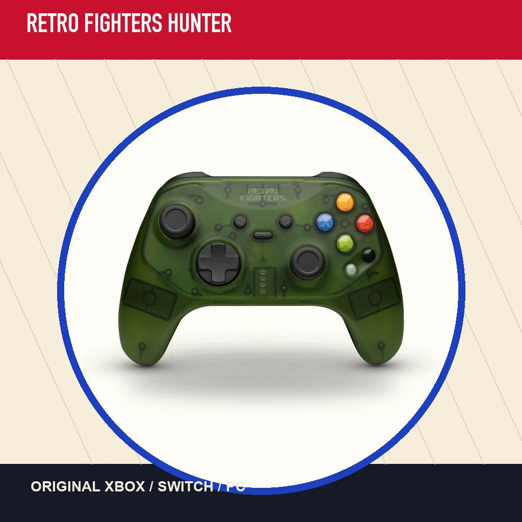 Retro Fighters Hunter in a minimal catalog layout