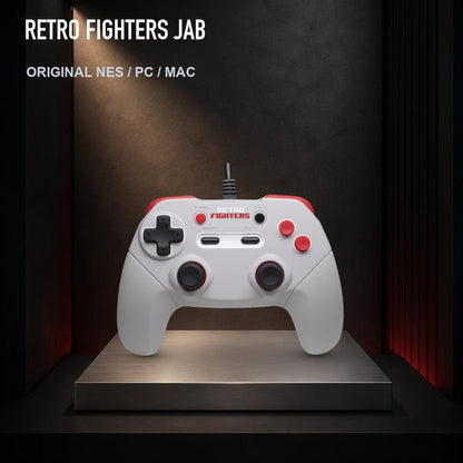 Retro Fighters JAB on a collector display plinth