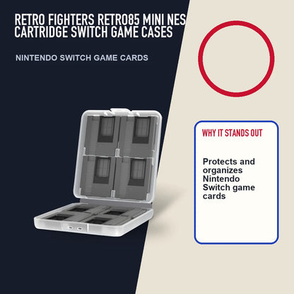 Retro Fighters Retro85 Mini NES Cartridge Switch Game Cases editorial feature layout