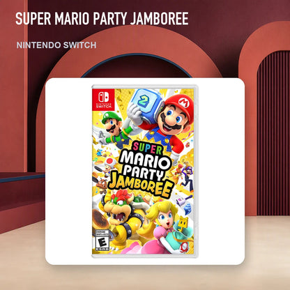 Super Mario Party Jamboree physical game cover in an RGM retro display setting