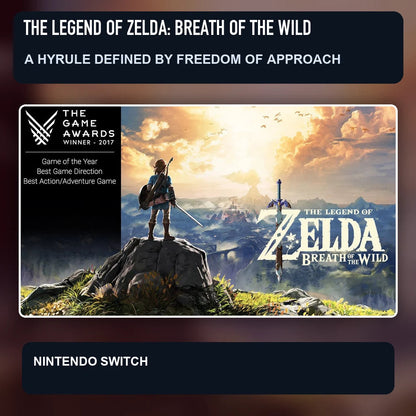 The Legend of Zelda: Breath of the Wild scene illustrating a hyrule defined by freedom of approach