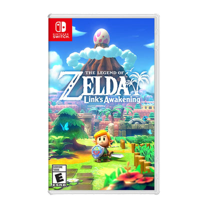 The Legend of Zelda: Link's Awakening physical Nintendo game cover on a white background