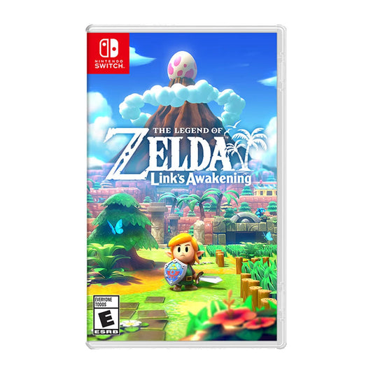 The Legend of Zelda: Link's Awakening physical Nintendo game cover on a white background