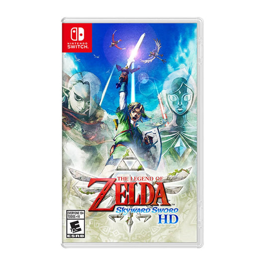 The Legend of Zelda: Skyward Sword HD physical Nintendo game cover on a white background
