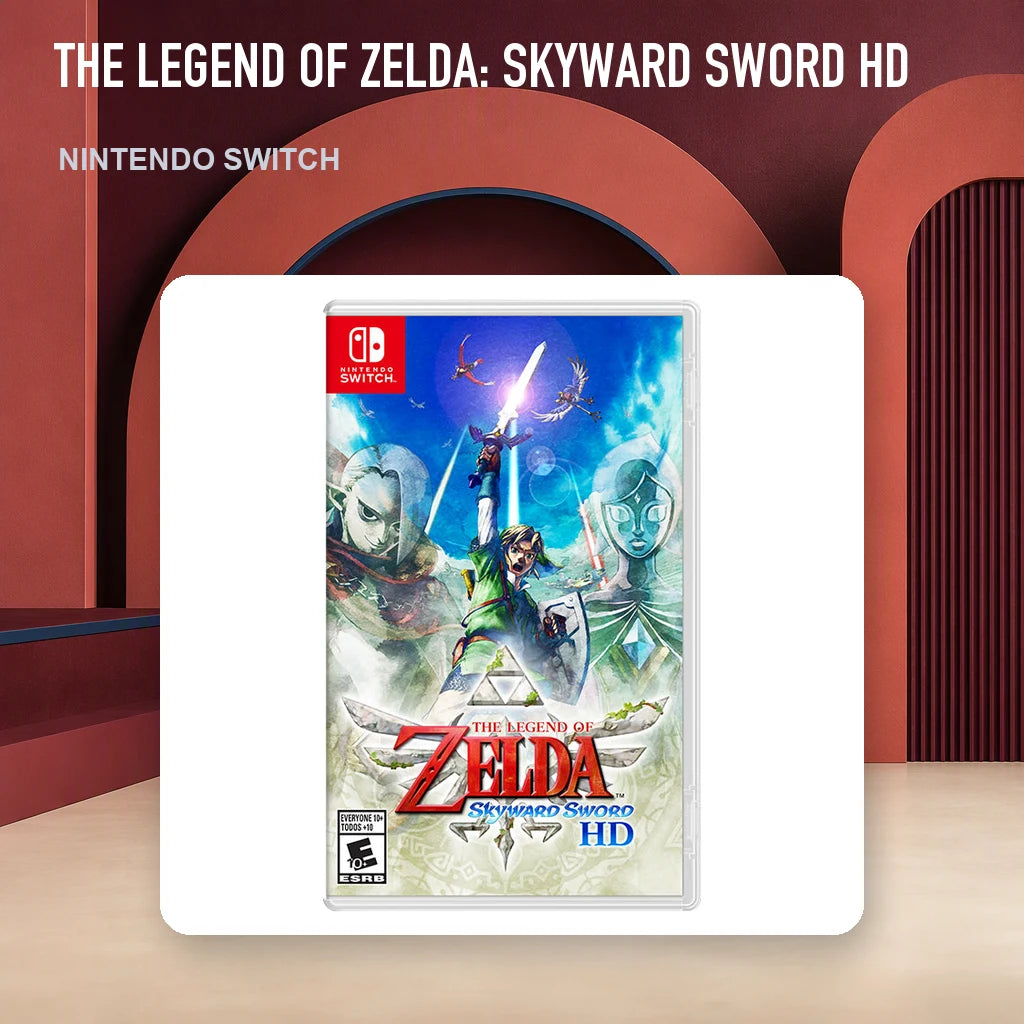 The Legend of Zelda: Skyward Sword HD physical game cover in an RGM retro display setting
