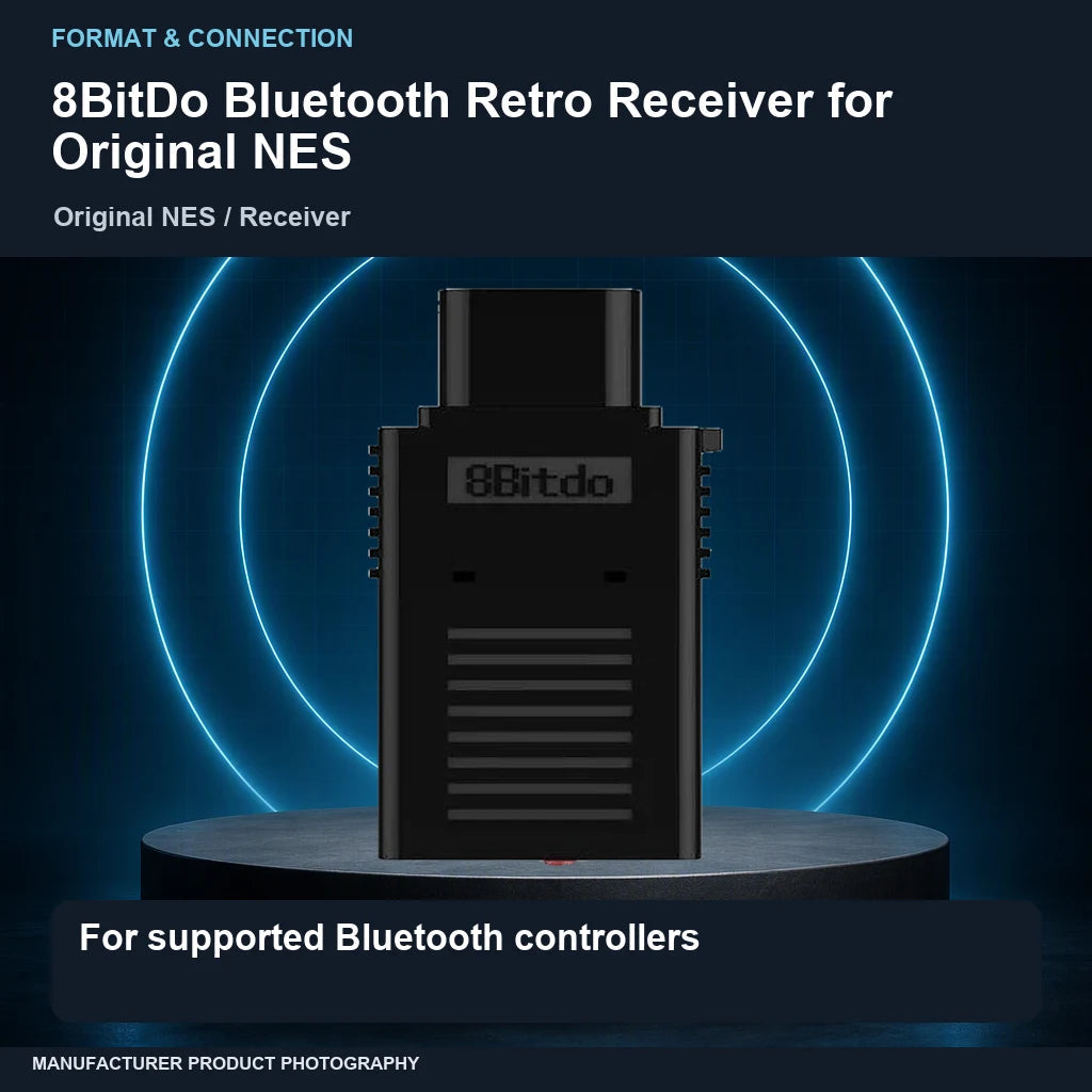 8BitDo Bluetooth Retro Receiver for Original NES: format focus
