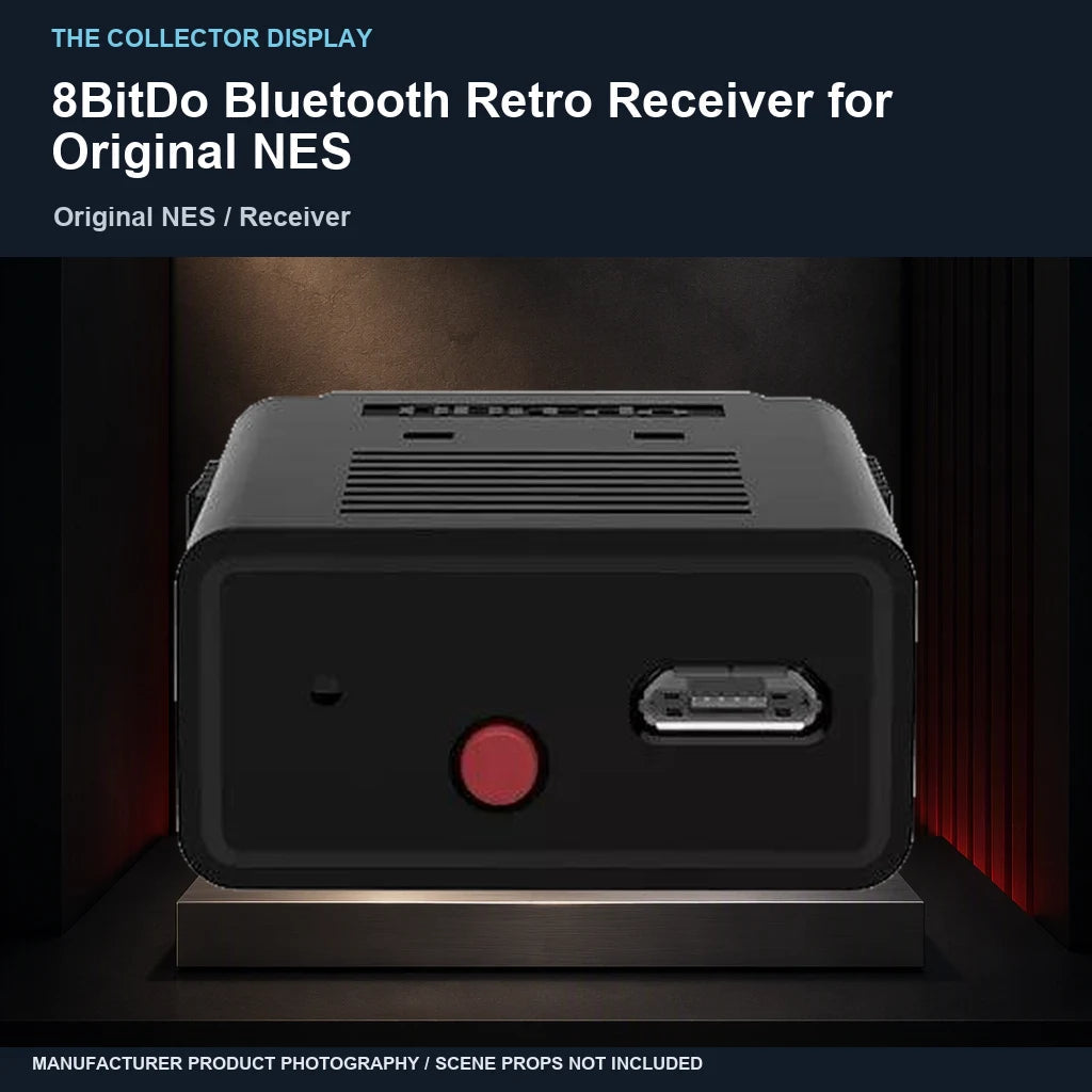 8BitDo Bluetooth Retro Receiver for Original NES: collector plinth