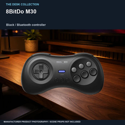 8BitDo M30: walnut desk