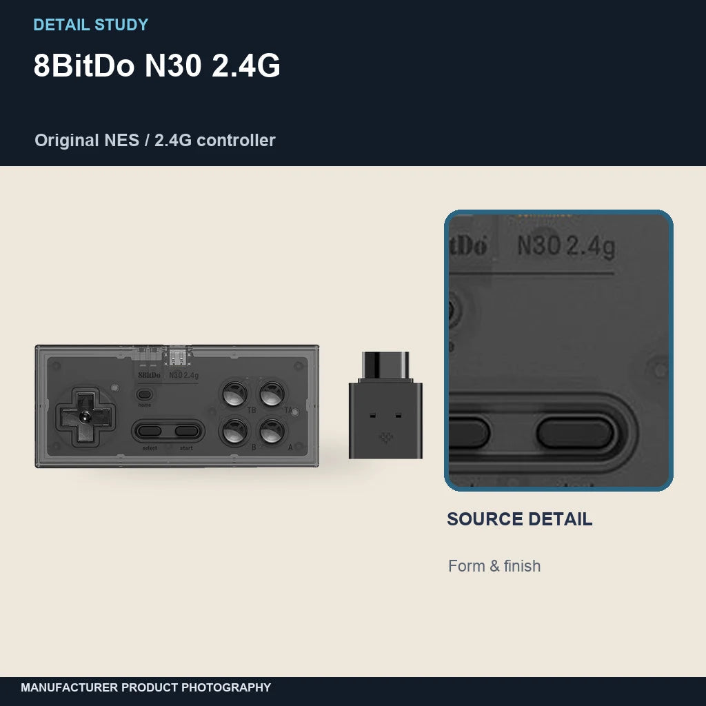 8BitDo N30 2.4G: detail study