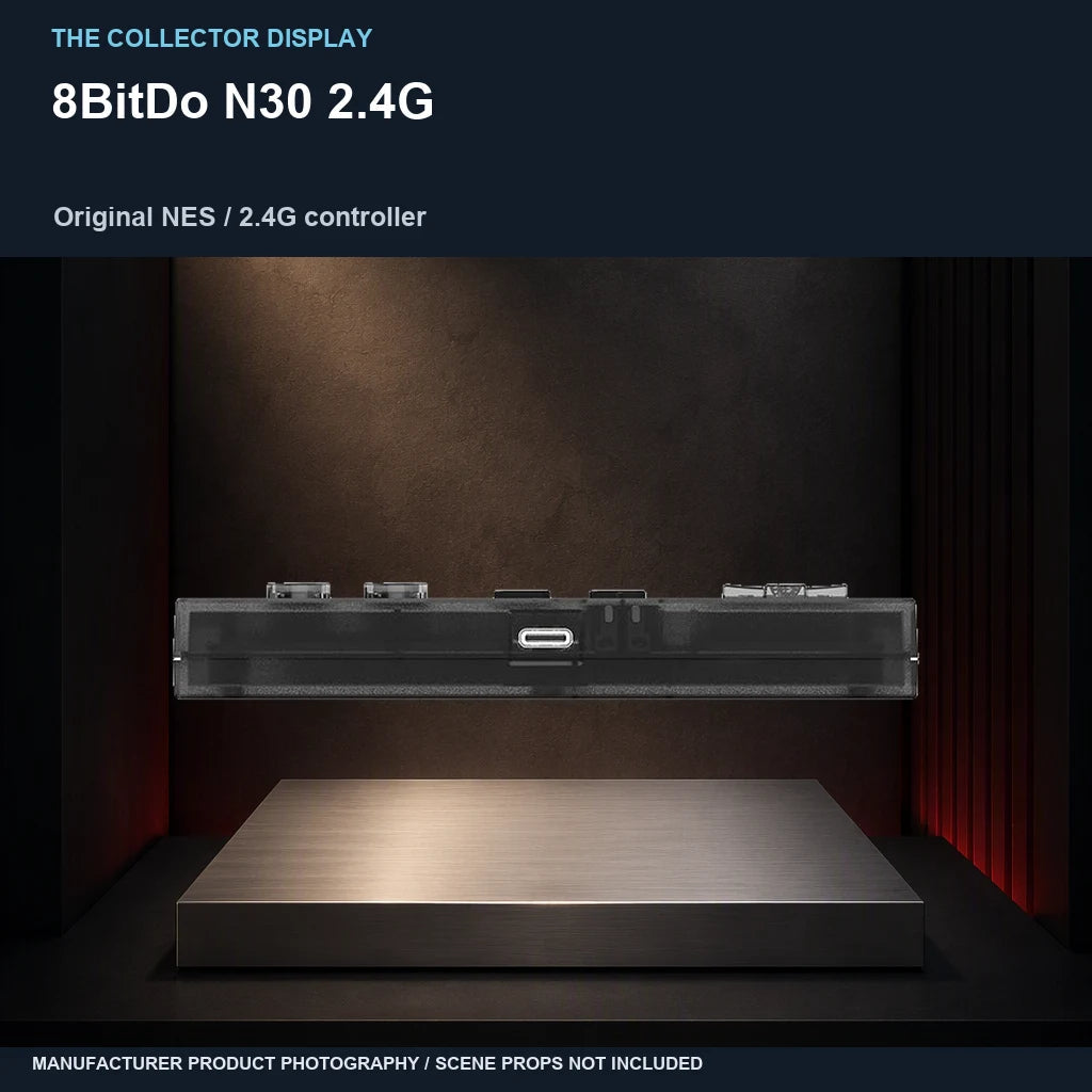 8BitDo N30 2.4G: collector plinth