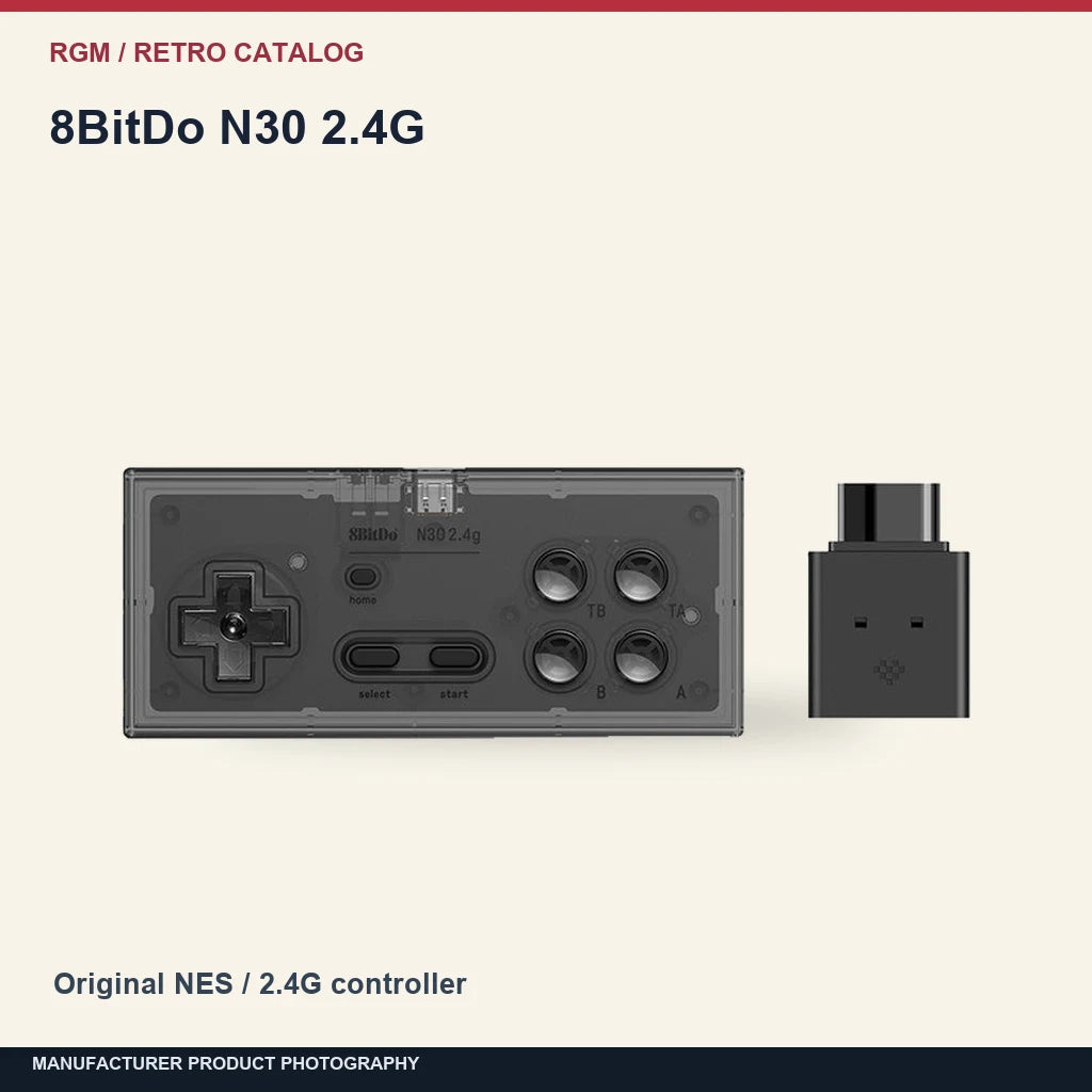 8BitDo N30 2.4G: minimal catalog