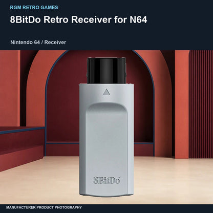 8BitDo Retro Receiver for N64: branded hero